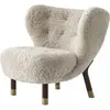 &tradition Fauteuil noyer et peau de mouton détails laiton Little Petra VB1 Edition Limitée - &t