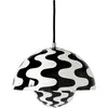 & Tradition - Suspension Flowerpot VP1 Pattern Noir/Blanc taille unique