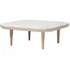 Table basse en marbre blanc Fly SC4 - &tradition