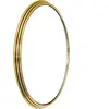 Miroir rond en laiton 46cm Sillon SH4 - &tradition