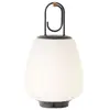 Lampe portable en verre gris 35 cm SC51 Lucca - &tradition