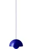 &tradition - Suspension FlowerPot - Bleu - Acier laqué - Designer Verner Panton