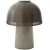 Lampe de table sur batterie Raku SH8 - blue green & brass andTRADITION