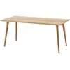 &tradition Table d'appoint rectangulaire en chêne massif huilé 110x50x...