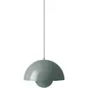 &tradition - Suspension FlowerPot - Gris - Aluminium laqué - Designer Verner Panton