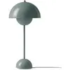 &tradition - Lampe de table FlowerPot - Gris - Aluminium laqué - Designer Verner Panton