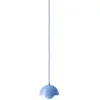 & Tradition - Suspension Flowerpot VP10, Verner Panton Bleu ciel taille unique