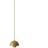 &tradition - Suspension FlowerPot - Jaune - Acier laqué - Designer Verner Panton