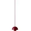 &tradition - Suspension FlowerPot - Rouge - Acier laqué - Designer Verner Panton