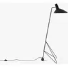 Lampadaire en aluminium laqué noir mat 134cm Tripod HM8 - &tradition