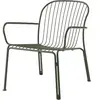 &tradition Chaise de jardin large avec accoudoirs en acier vert bronze Thorvald SC101 - &traditi