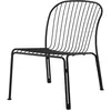 Chaise de jardin large en acier noir chaud Thorvald SC100 - &tradition