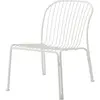 Chaise de jardin large en acier ivoire Thorvald SC100 - &tradition