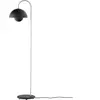 &tradition - Lampadaire FlowerPot - Noir - Acier - Designer Verner Panton