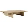 Table basse carrée en chêne 110x110x25cm Ita OS4 - &tradition