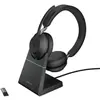 Jabra Micro-casque Filaire Evolve2 65 Duo Usb-a Ms Link 380a +base