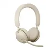 Casque Jabra Evolve2 65 - USB-A MS Teams Stereo - Beige
