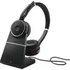 Jabra Evolve 75 MS Auriculares Bluetooth con Base Negro