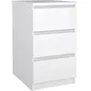 BUT Demi commode BEST LAK Blanc laqué