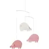 Flensted Mobiles - Mobile décoratif 3 cochons contents roses