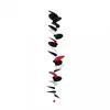 Flensted Mobile Turning leaves, rouge/noir/blanc