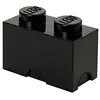 LEGO Room Copenhagen 40021733 Brique de rangement empilable 2, Plastique, Noir, 25x12,5x18cm