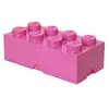 LEGO Brique de rangement - 40041739 - Empilable - Rose
