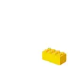 Room Copenhagen LEGO mini pierre de rangement 8 plots 4,6 x 9,2 cm polypropylène jaune