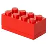 Room Copenhagen Mini boîte repas à 8 plots Lego, Rouge