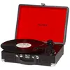 Tourne-disque semi-automatique Denver - Noir - Numérisation USB - 33/45/78 tours/min