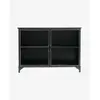 Nordal Armoire Downtown en fer - noir 104x35x74cm