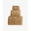 Nordal-collectie Ensemble de boîtes de rangement en jute Osa - Nordal