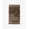 Nordal Tapis noble à franges - gris chaud 160x240