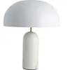 Nordal Lampe de table Atlas - marbre blanc