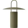 Audo Copenhagen Audo Ray lampe table LED, portable, vert poussière