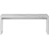 Table basse en marbre carrara 100 x 38 cm Plinth Bridge - Audo