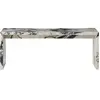 Table basse en marbre calacatta viola 100 x 38 cm Plinth Bridge - Audo