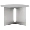 Audo Copenhagen - Table basse Androgyne - Argent - Acier inoxydable br...