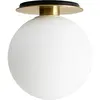Audo Copenhagen TR BULB-Plafonnier ou Applique LED Métal/Verre H22cm