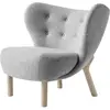&tradition Fauteuil en laine gris et pieds en chêne naturel Little Pet...