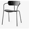 Chaise Pavilion AV2 - Noyer laqué - noir andTRADITION