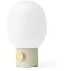 Audo Copenhagen Audo JWDA lampe à poser en acier, albâtre