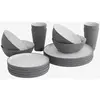 Outwell - Gala Geschirrr-Set 4 Personen - Set de vaisselle gris