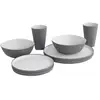 Outwell - Gala Geschirrr-Set 2 Personen - Set de vaisselle gris