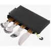 Outwell - Besteckset Deluxe mit Tasche - Set de couverts gris