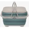 Bassine pliante Outwell Collaps avec poignées et couvercle bleu blanc