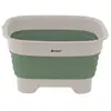 Bassin de lavage avec écoulement vert 33,5 x 30 cm Collaps Outwell
