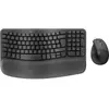 Logitech Ensemble Wave Keys et souris verticale Lift en Graphite
