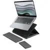 Logitech Casa Pop-Up Desk Graphite, support, clavier sans fil, pavé tactile