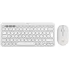 Logitech Pebble 2 Combo - QWERTY US International Layout, Tonal White
